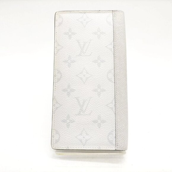 $1567 Authentic LOUIS VUITTON Made in FRANCE TA3220 White Leather Long Wallet - Picture 5 of 12